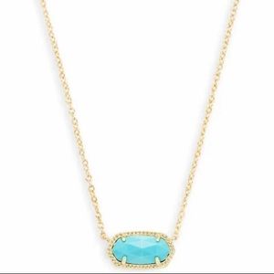 Elisa pendant necklace in turquoise